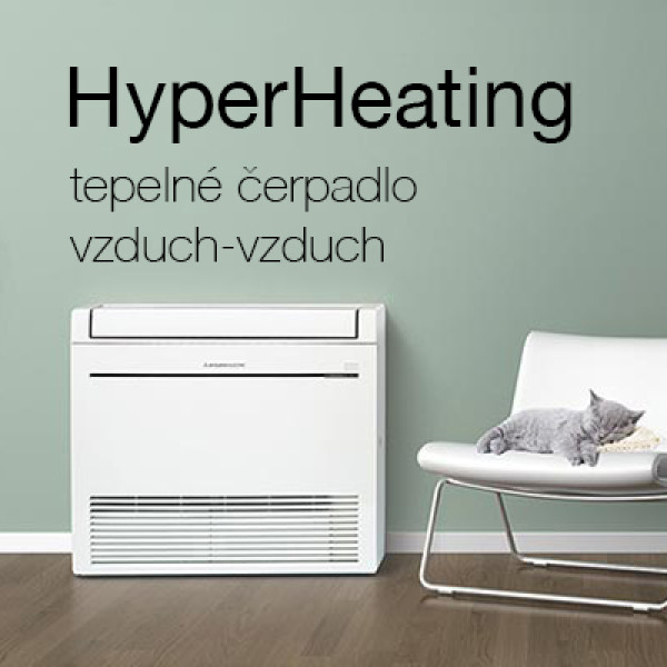 Nové modely TČ vzduch-vzduch s technologií Hyper Heating
