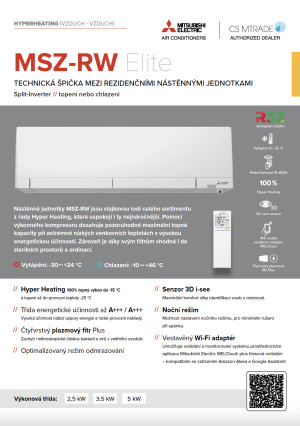 Produktový list MSZ-RW