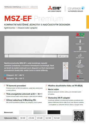 Produktový list MSZ-EF