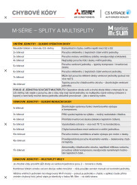 Seznam chybových kódů Mr. Slim a M-série