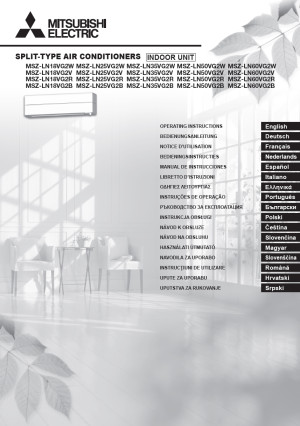 Uživatelský návod MSZ-LN
