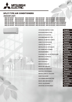 Uživatelský návod MSZ-EF