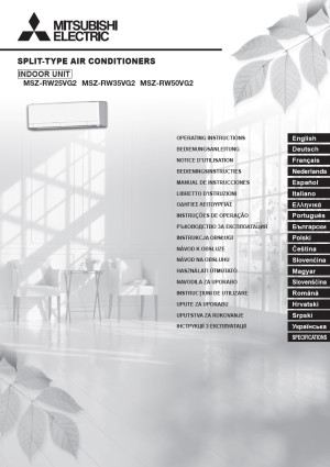 Uživatelský návod MSZ-RW