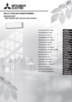 Uživatelský návod MSZ-RZ