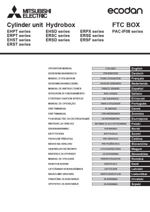 Uživatelský návod vnitřní jednotka Gen. E