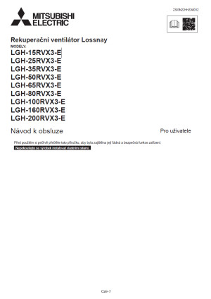 Uživatelský návod LGH