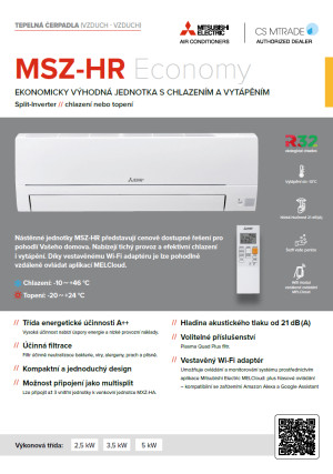 Produktový list MSZ-HR