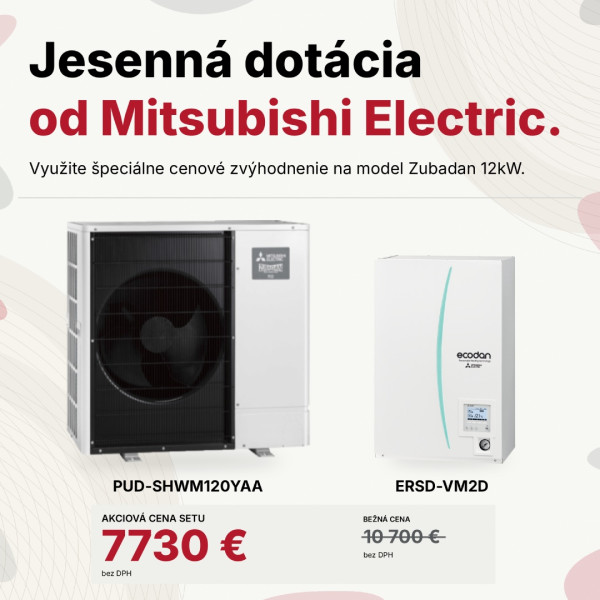Jesenná dotácia od Mitsubishi Electric